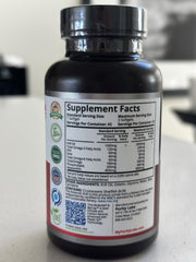 Astaxanthin capsules highlighting 800mcg