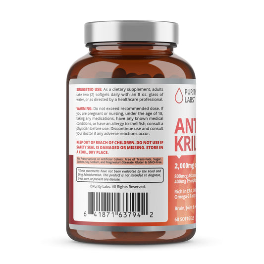Illustration of omega-3 EPA and DHA from krill oil