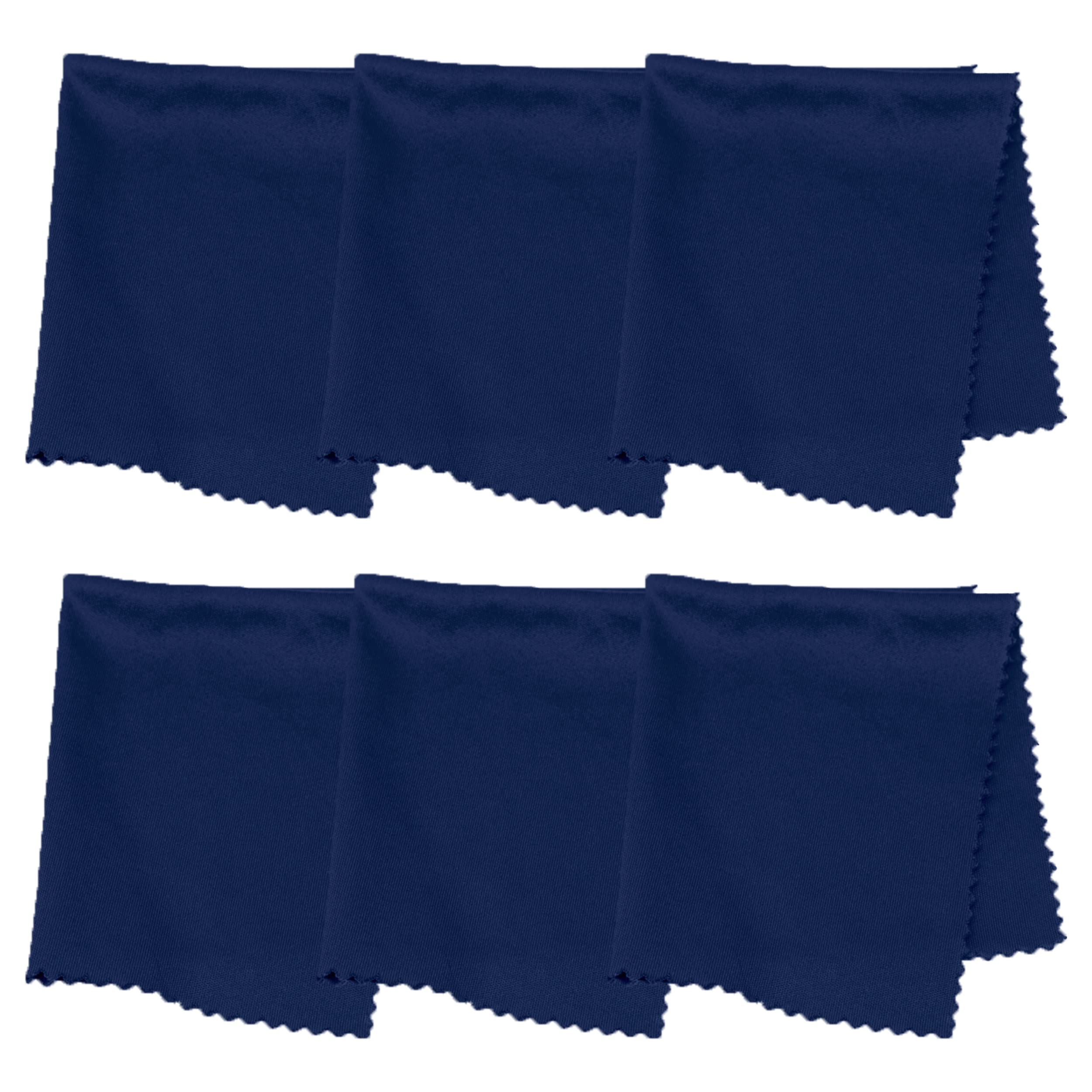 Purity microfiber cloths 6-pack dark blue front view