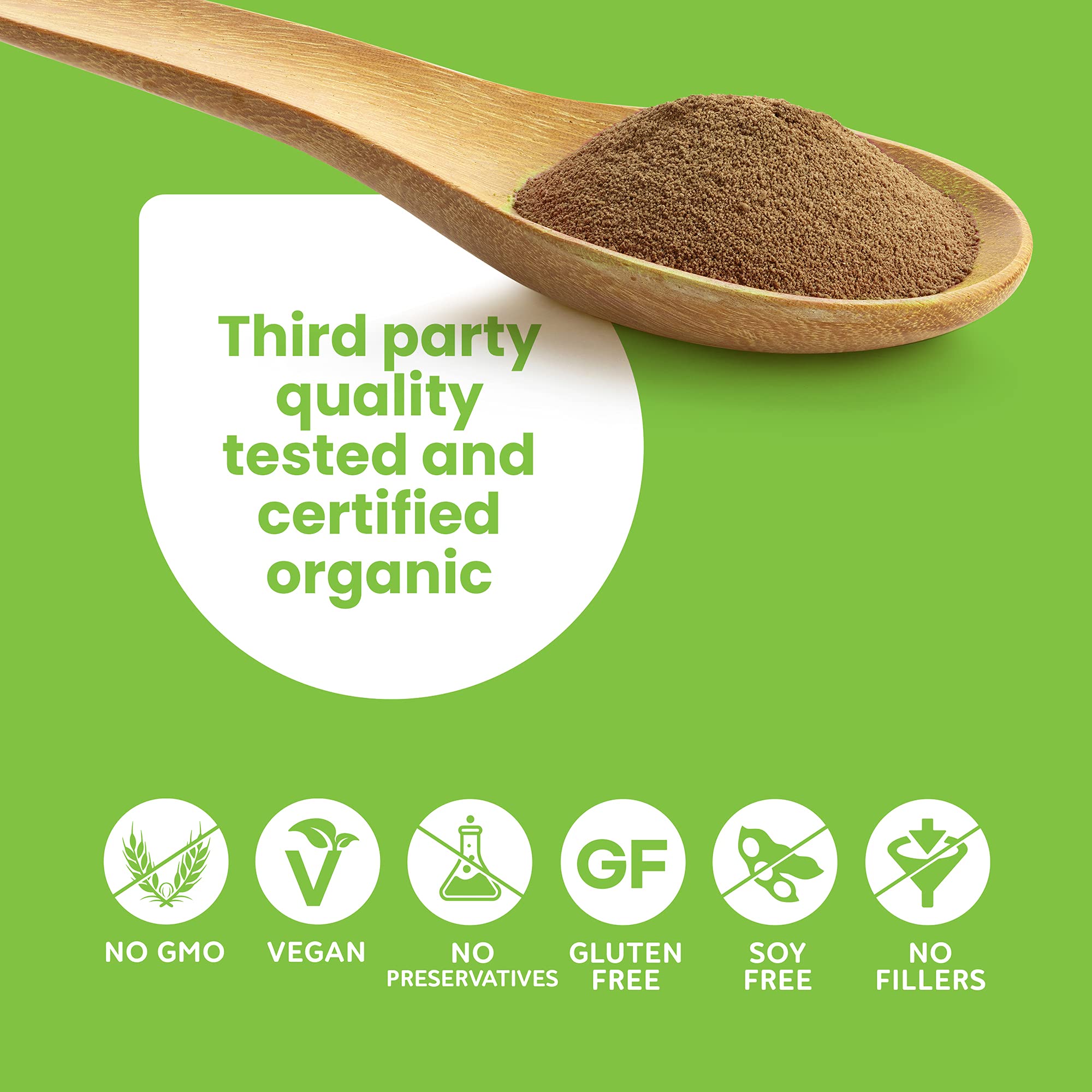 Purity Natural Beauty Powder blended into a drink for daily routine