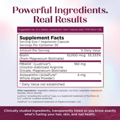 Purity Products MyBiotin ProClinical bottle with glass of water for easy daily intake
