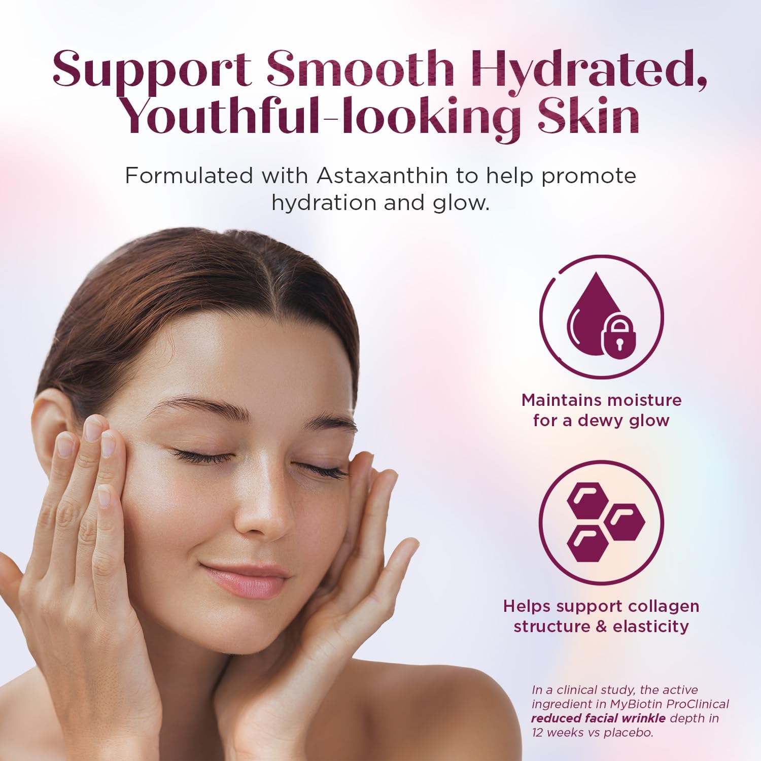 Purity Products MyBiotin ProClinical packaging box emphasizing 90-day supply