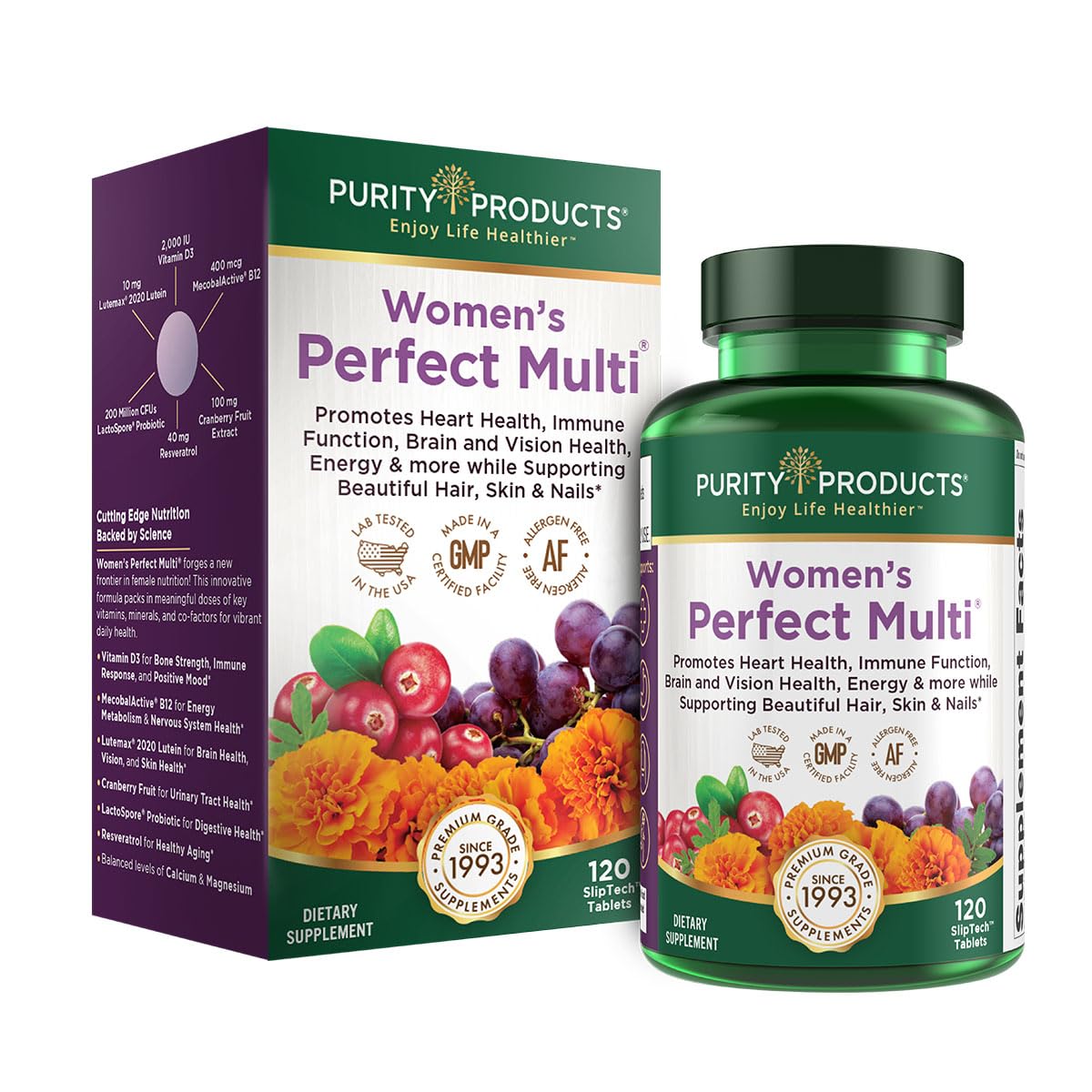 Purity Products Women’s Perfect Multi bottle with label