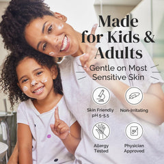 Puriya family use scene captures kids and adults benefiting from gentle moisturizer
