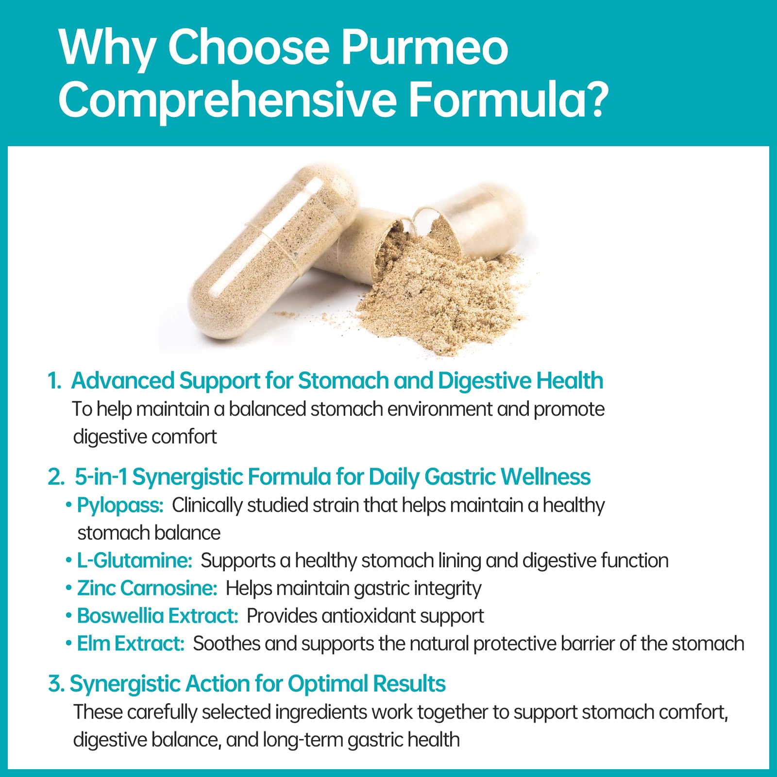 Purmeo product label and ingredients
