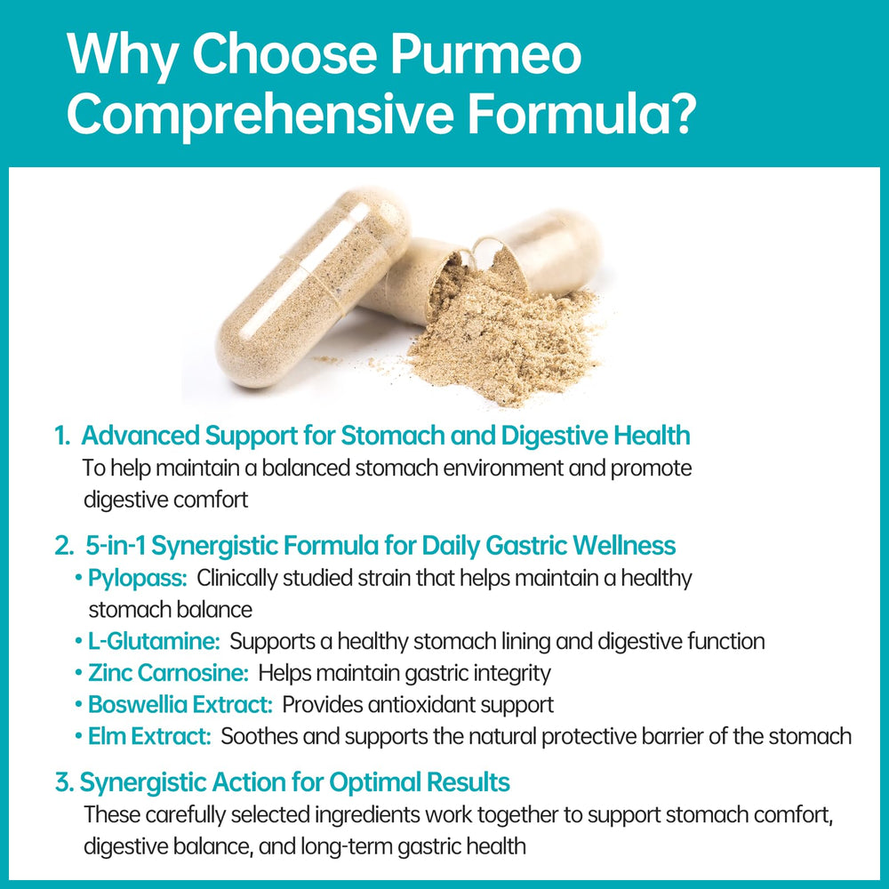 Purmeo product label and ingredients
