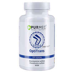 Front view of Purmeo OVOMET eggshell membrane joint supplement bottle