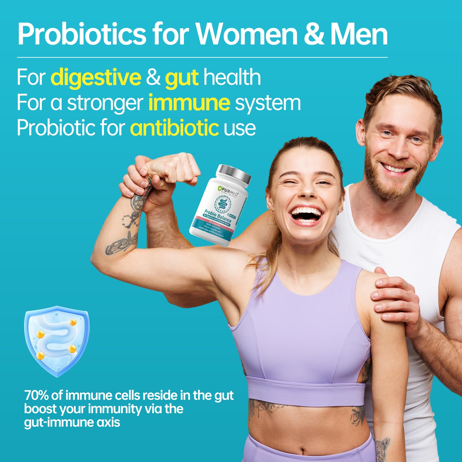 Lab4 probiotic strains clinically tested for gut health