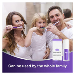 Product image of purple toothpaste 3D whitening kit