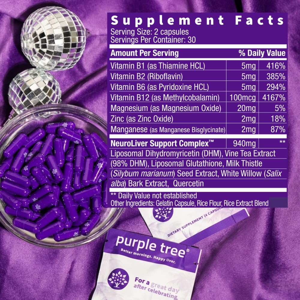 Purple Tree 60 capsules bottle product shot