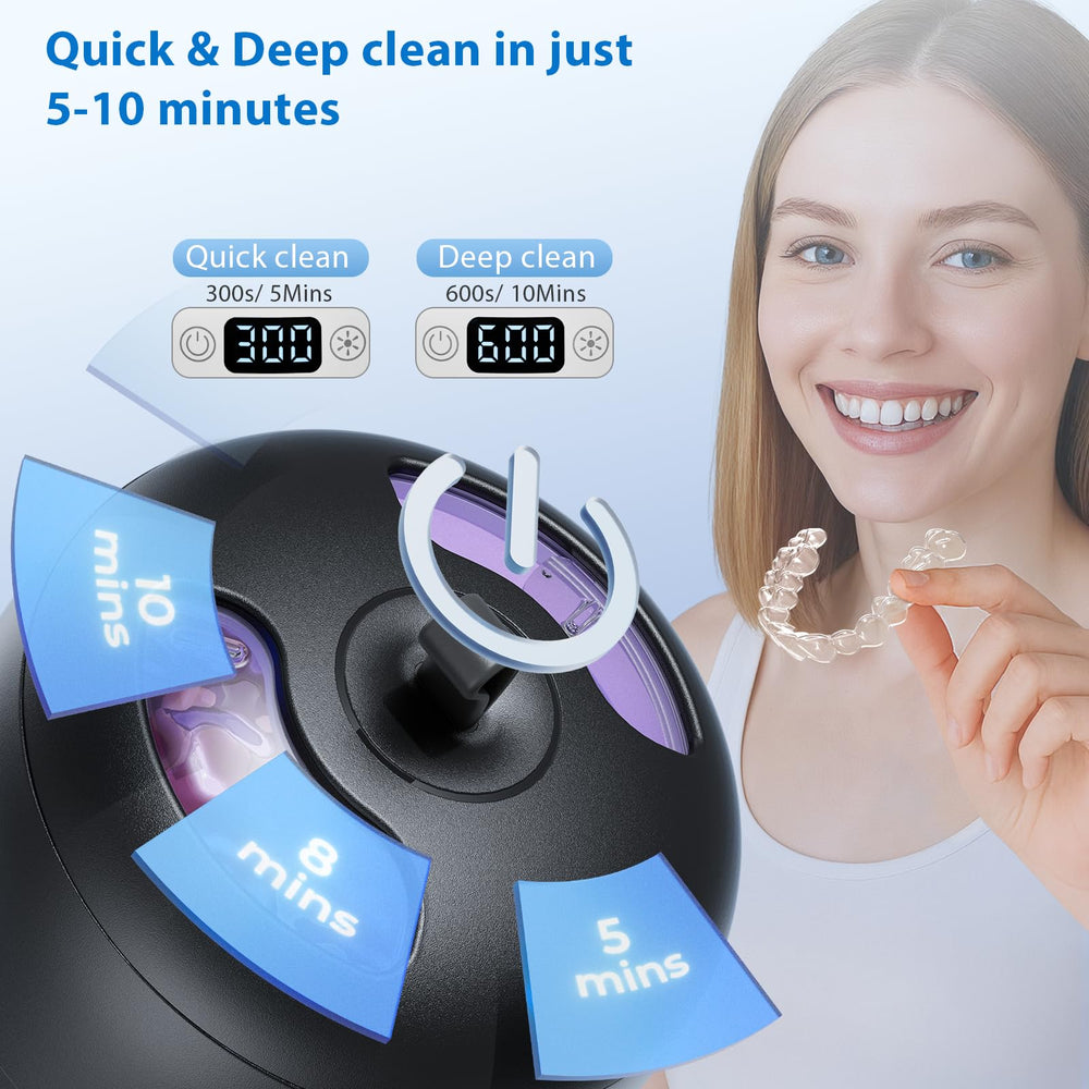 360-degree purple UV odor-control cycle