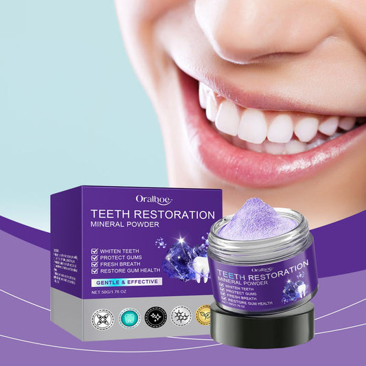 Purple whitening mineral powder packaging