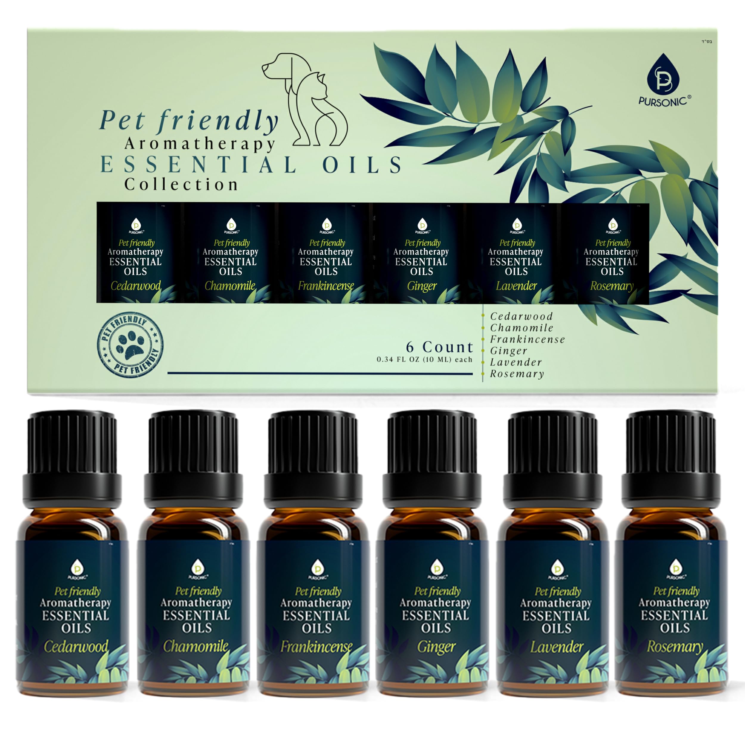 PURSONIC Pet Friendly Aromatherapy collection box display