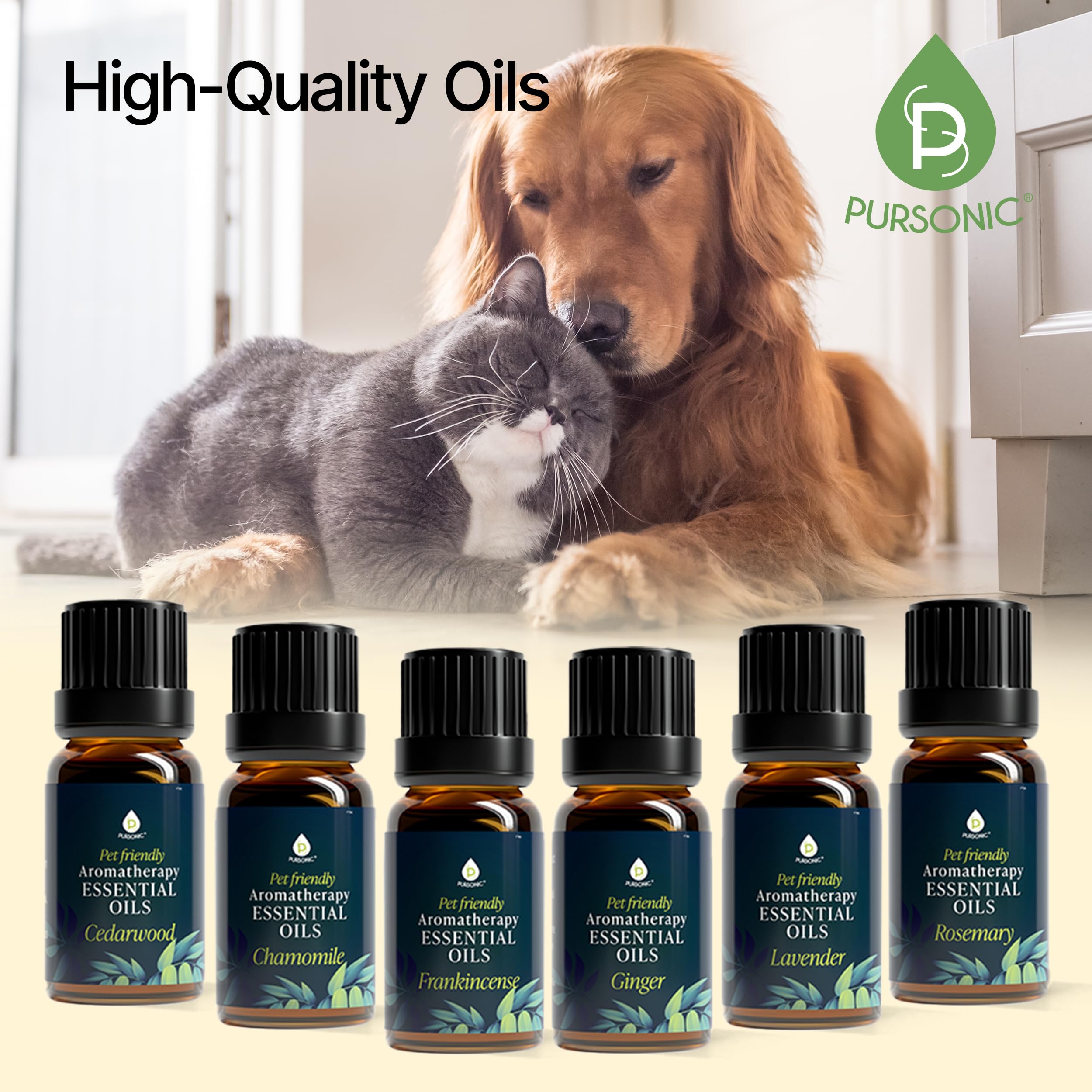 PURSONIC Frankincense essential oil bottle