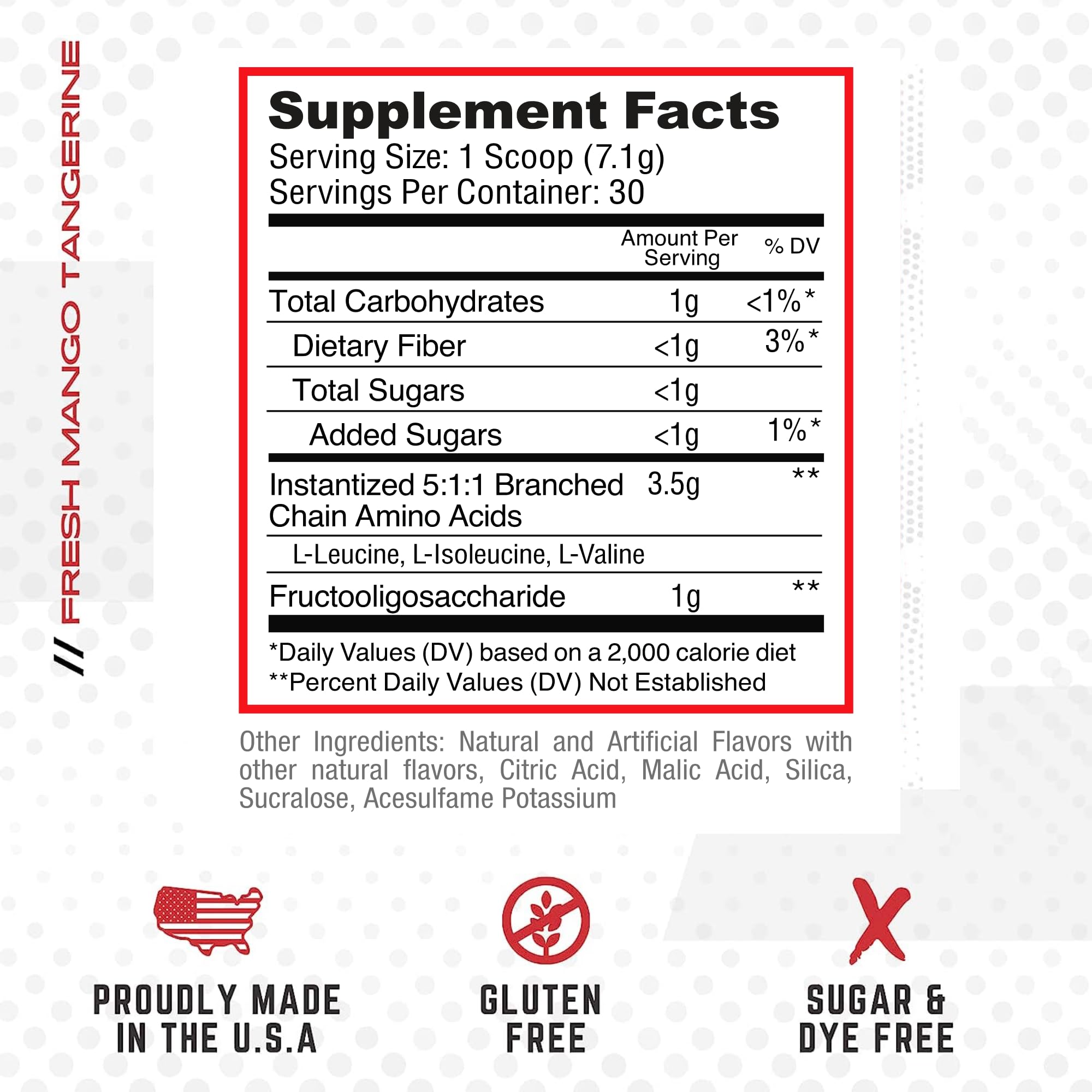 Purus Labs Everyday Amino BCAA Powder – Blackberry Cherry flavor