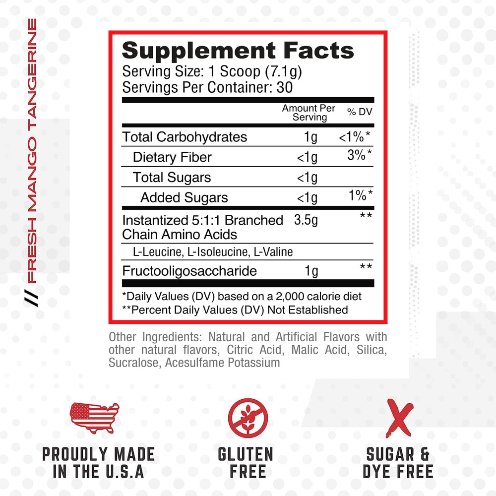 Purus Labs Everyday Amino BCAA Powder – Blackberry Cherry flavor