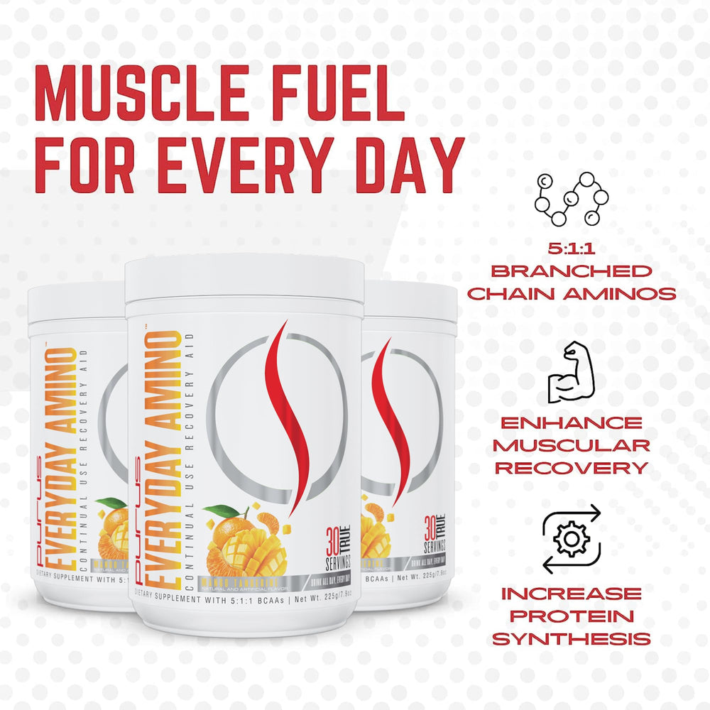 Everyday Amino BCAA Powder dissolving in water for hydration