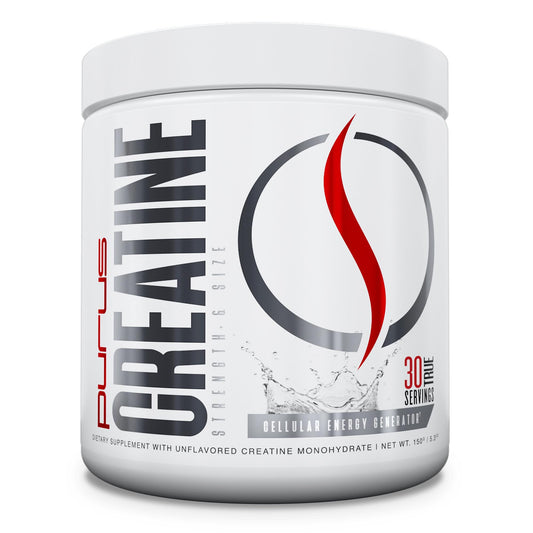 Purus Labs Foundation Series Creatine Powder container - front view
