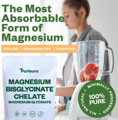 Gluten-free label on Purusure Magnesium Bisglycinate Chelate