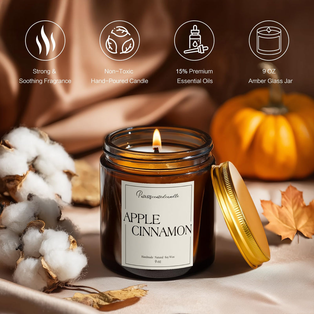Putart amber jar with golden lid highlighting gift-ready packaging benefit