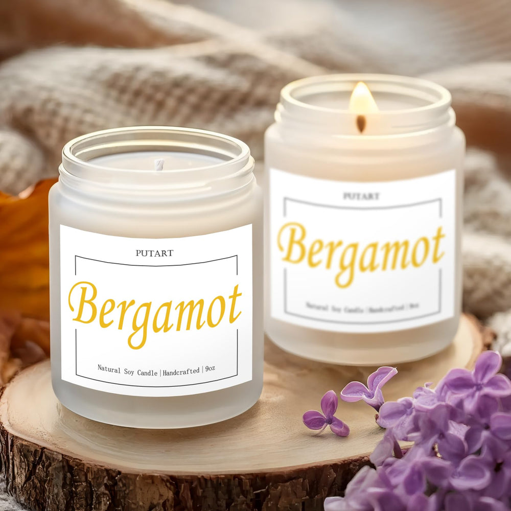 Relaxing home ambiance featuring bergamot and green tea aroma