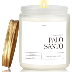 Putart Palo Santo candle 9oz front view