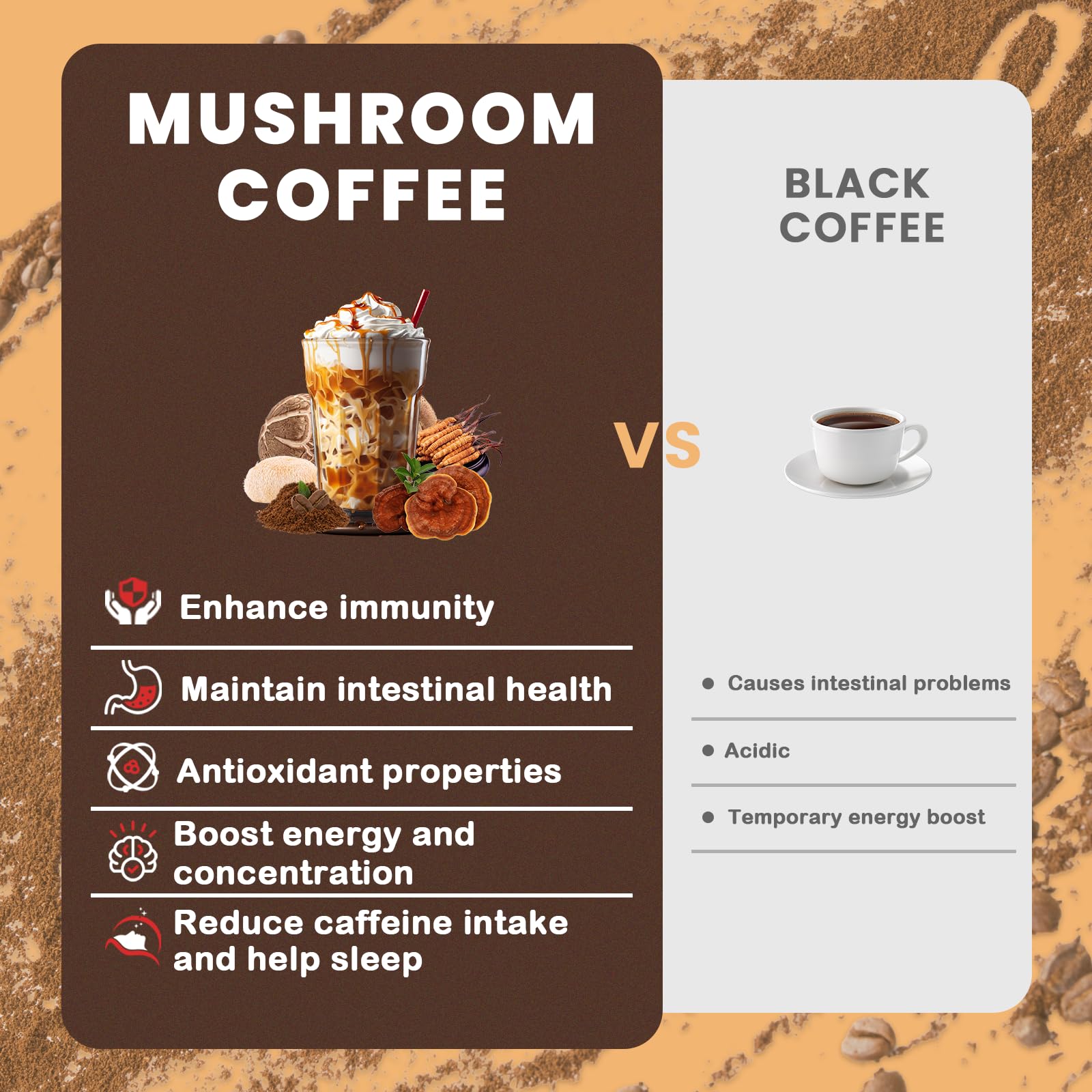 Dissolving PUTRIZEN Mushroom Coffee powder in hot water