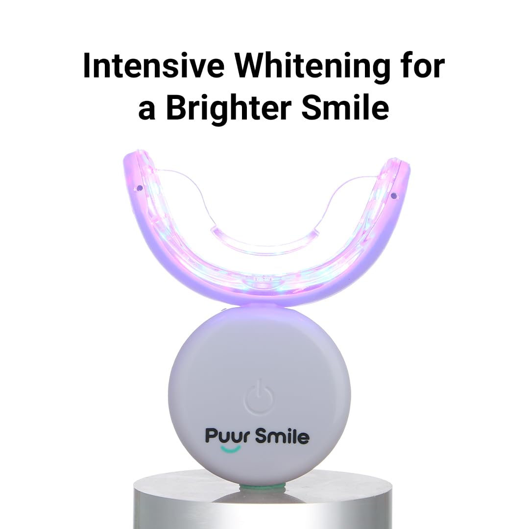 Before and after whitening showing coffee, wine, and tobacco stains