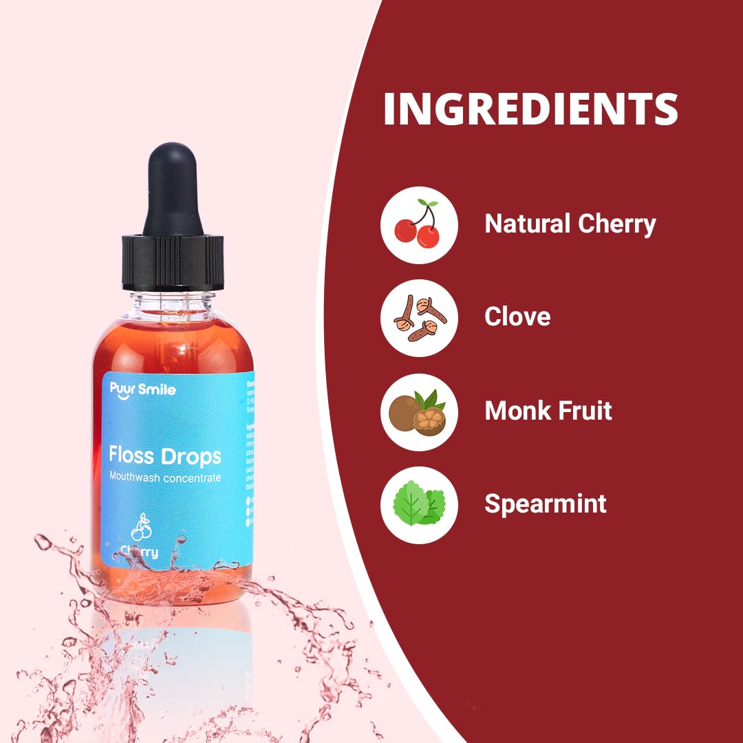 Water flosser applying the serum in mouth