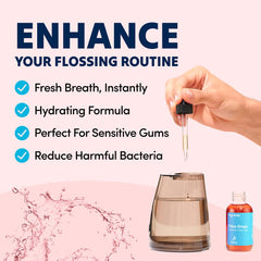 Healthy gums concept with radiant smile