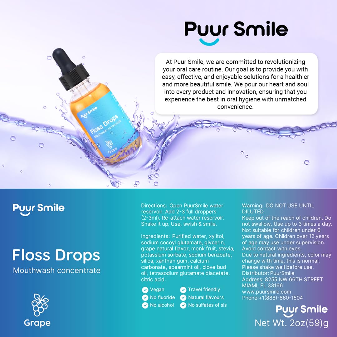 Puur Smile packaging with box and usage card