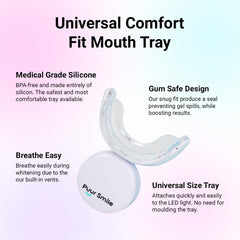Complete kit contents laid out for whitening