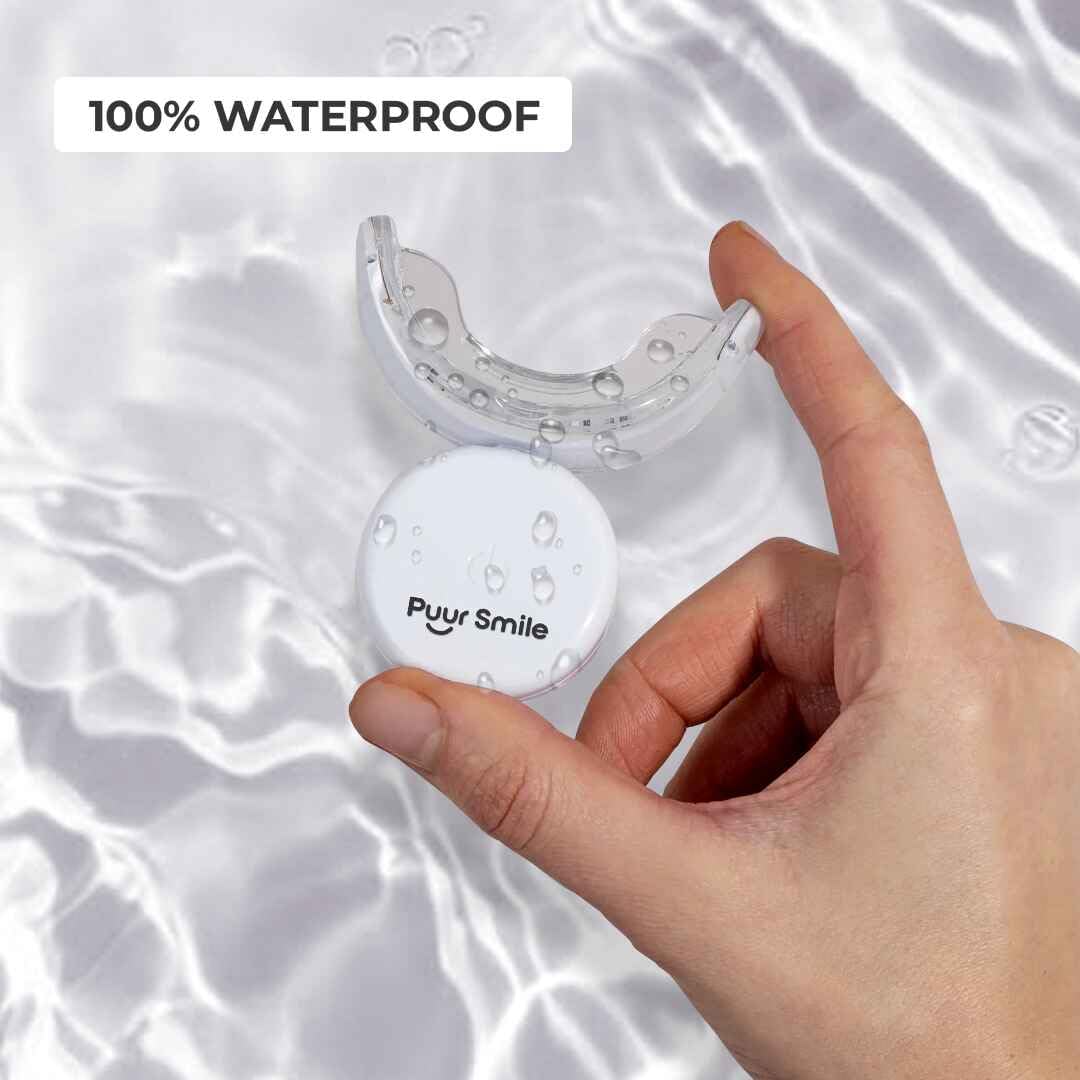 Whitening kit suitable for sensitive teeth