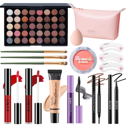 PWYSHXDF face makeup set enables an all-in-one routine on the go
