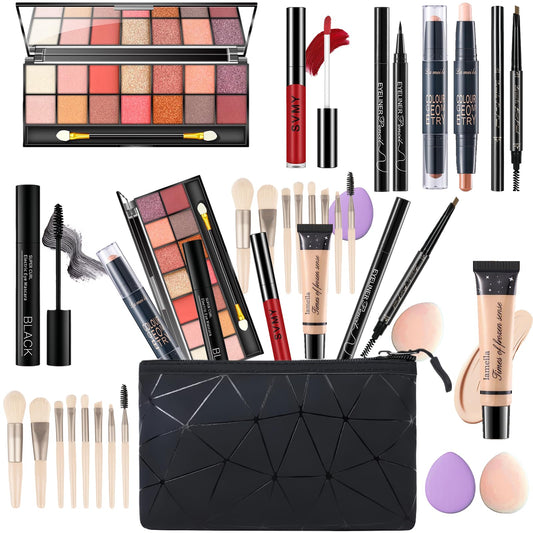 PWYSHXDF makeup set 14-color palette offers versatile daytime-to-evening looks.