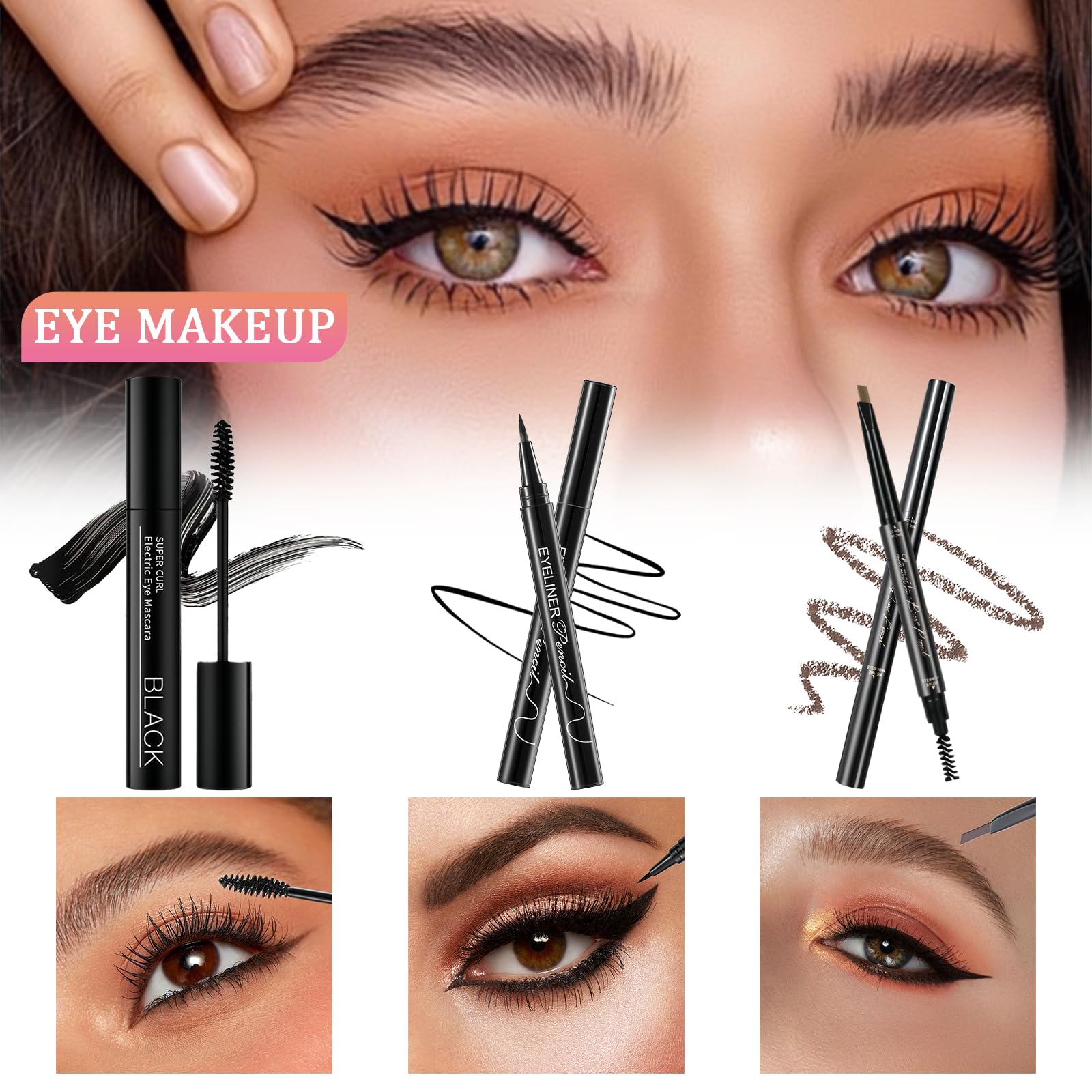 PWYSHXDF eyebrow powder helps define arches with a soft, natural look.
