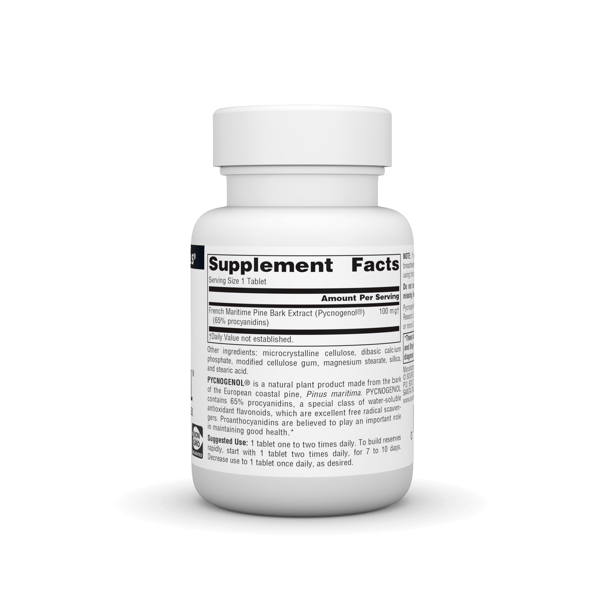 Pycnogenol 100 mg proanthocyanidin complex tablets