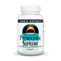 Source Naturals Pycnogenol Supreme bottle label