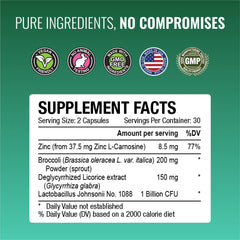 Broccoli sprout powder ingredient for Pyloriprin