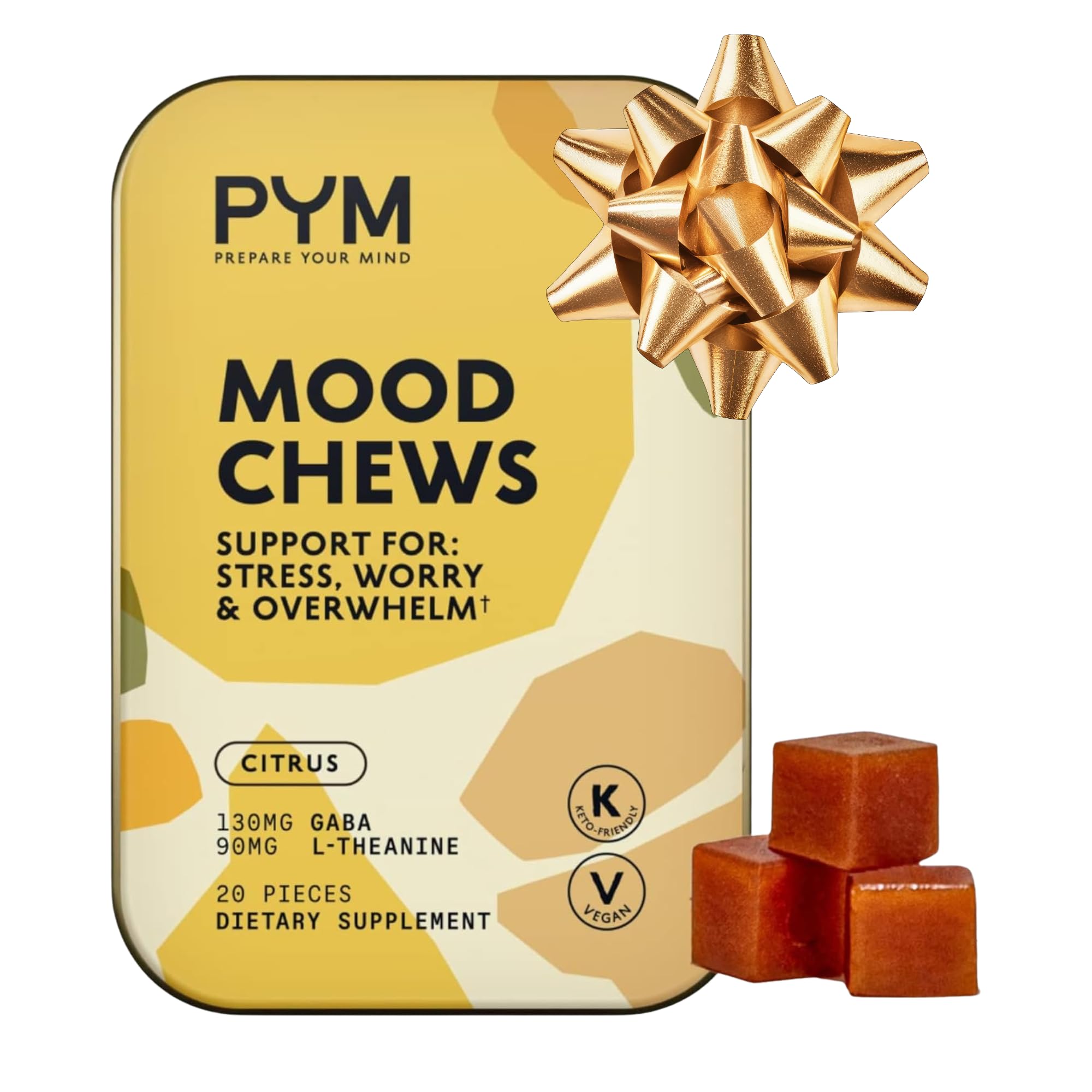 PYM Citrus Mood Chews bottle front view