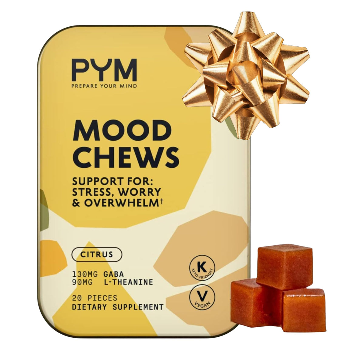 PYM Citrus Mood Chews bottle front view