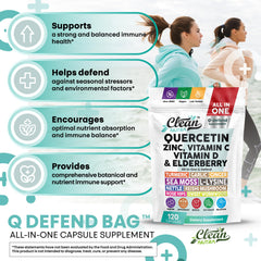 Natural ingredients like elderberry, sea moss, turmeric, and ginger