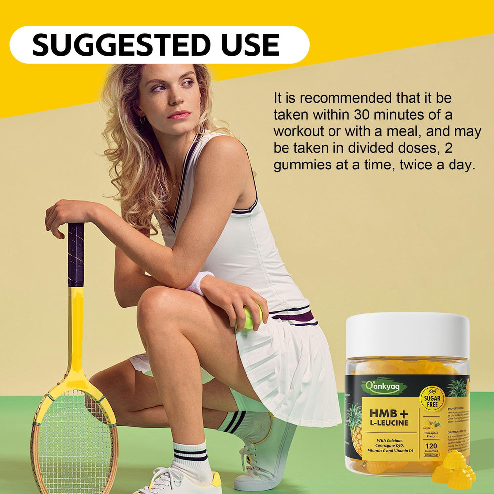 Vegan, non-GMO, gluten-free and soy-free HMB gummies