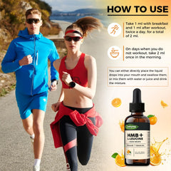Vegan, sugar-free Leucine HMB supplement with protein compatibility