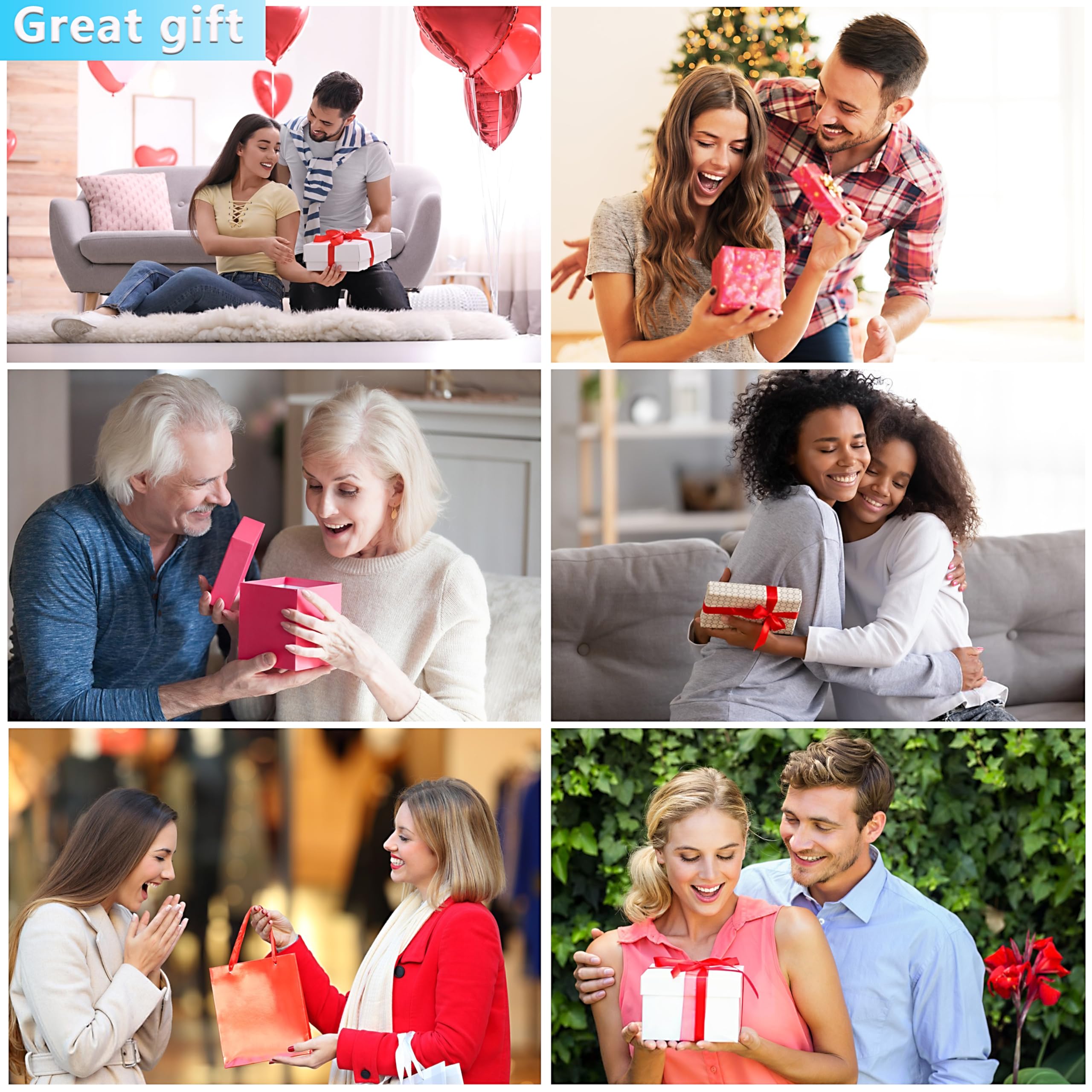 Qavhun gift-ready design appeals for Valentines Day or Mothers Day.