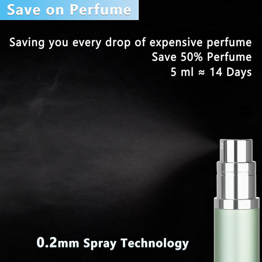 Qavhun spray nozzle 0.2mm delivers a fine mist, reducing perfume waste on the go.