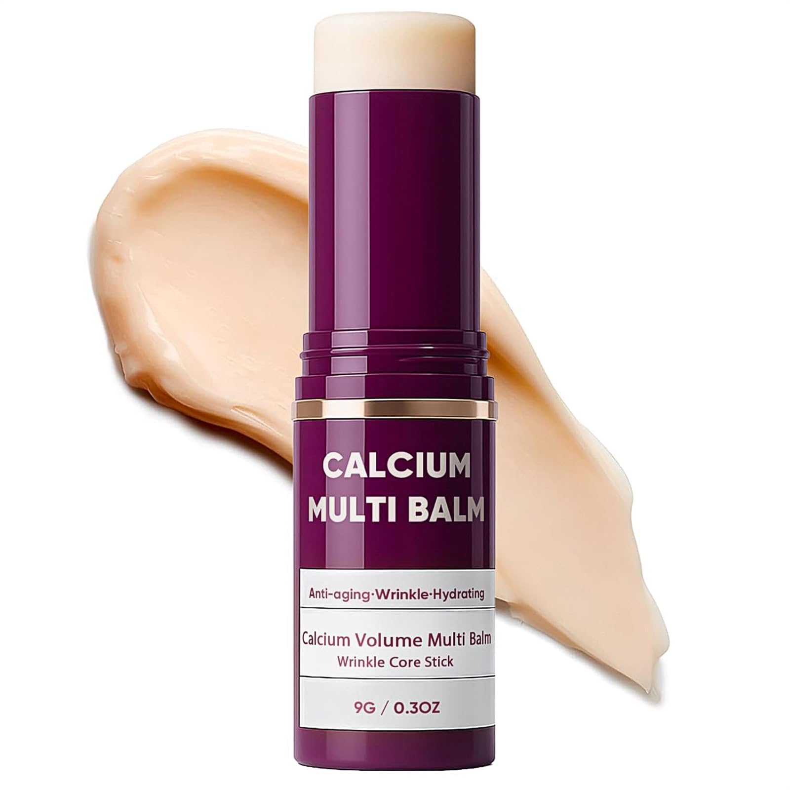 Qawnfy Cemenrete calcium multi balm stick close-up showing rich hydration