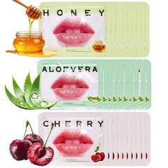 Qawnfy honey lip mask collection, deep hydration for dry lips.