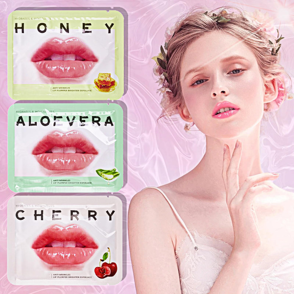 Qawnfy lip mask gift set packaging, ideal for gifting.
