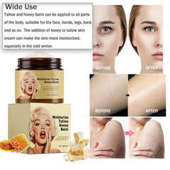 Qawnfy winter skincare scene with balm sealing dryness and nourishing skin.